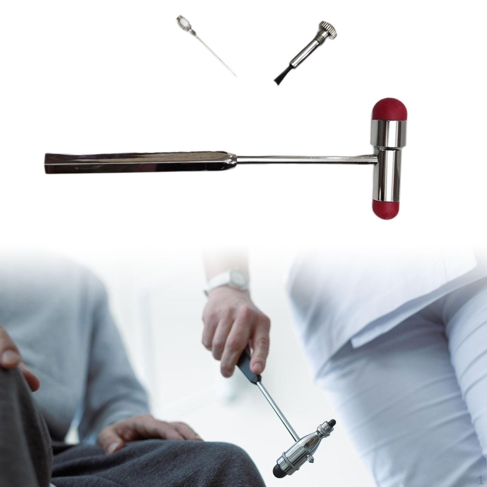 

Перкуссионный молоточек профессиональный многофункциональный с двойной головкой для эксперимента на коленный рефлекс красный