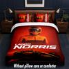 Lando Norris Design Bed Bedding Set 1 Duvet Cover + 2 Pillowcases Soft Breathable Household Bed Linens