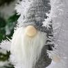 Christmas Gray Elf Dwarf Gnome Beard Ornament Decoration Gift Holiday