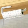 Wall-Mounted Tissue Holder Self Adhesive Kitchen Storage Organizer Paper Holder  Home Organization