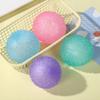 1 Piece Soft Pinch  Toys  Multicolor Texture Ice Ball Squeeze Toy For Kids Adult Children Halloween Christmas Gifts