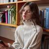 Simpeulleteulo Sr_Placet Turtleneck Cable Knit
