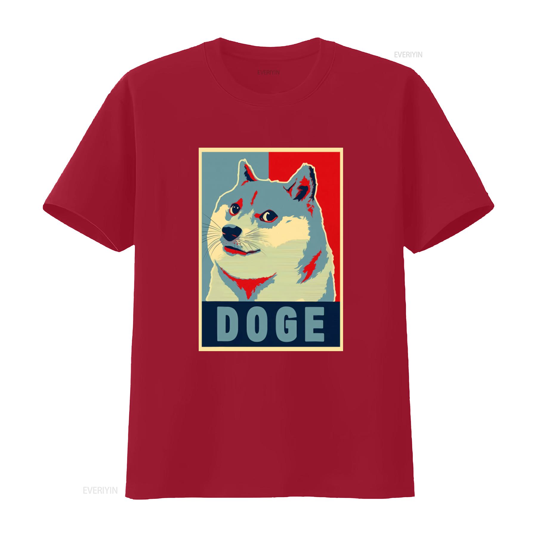 

Doge In Dogecoin We Trust Crypto Coin Cryptocurrency T shirt 9GAR vintage Washed Comfortable homme Casual Stretched Unisex S