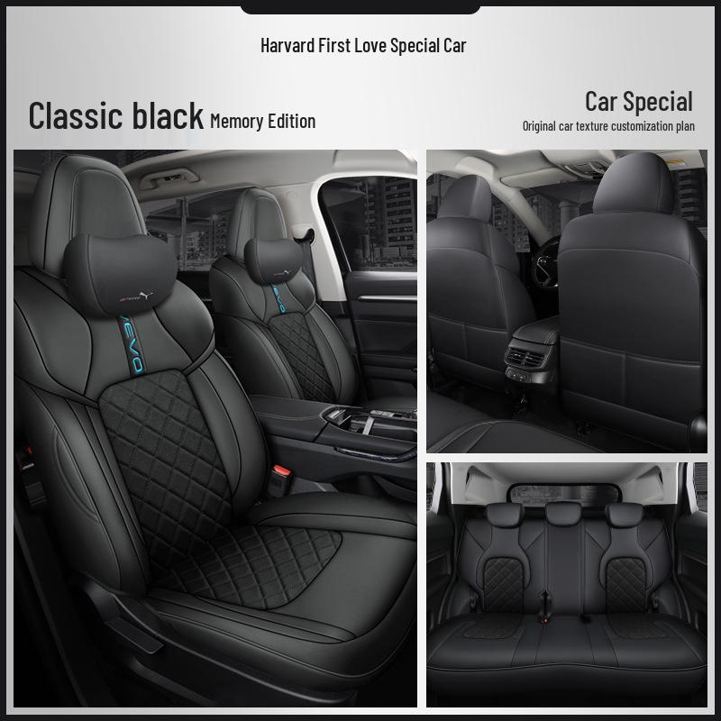 CLY Custom Full-Cover Leather Seat Cushion for Haval First Love