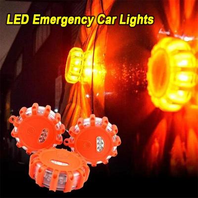 LED Notfall Auto Lichter Straße Flares Warnung Nacht Lichter Straßenrand Disc Leuchtfeuer Rot Blau Led Polizei Straße Led Licht