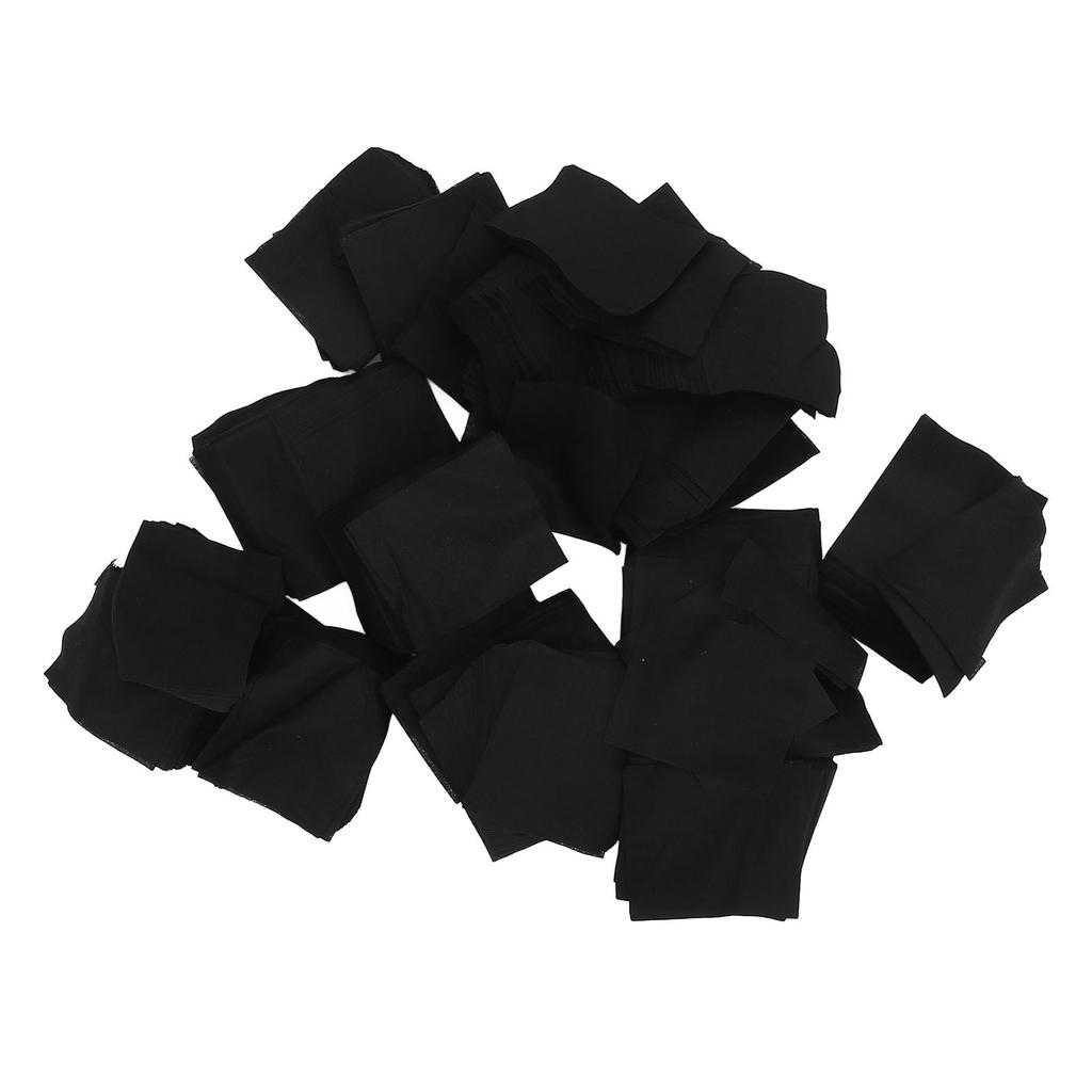 1200 Sheets Black Cotton Makeup Pads Disposable Strong Absorption Face Cotton Cosmetic Pads for Skin