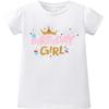 LYSMuch 1-14Y Girls Short Sleeve Shirt Toddler Round Neck T-Shirt Baby Puff Tops Casual Loose Blouse