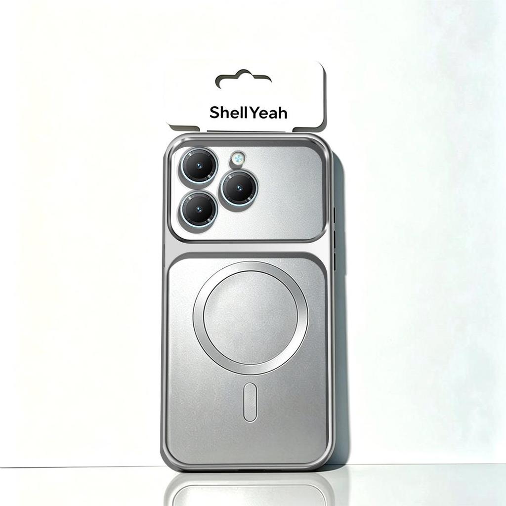 Viral Cyberpunk Magnetic Case for TECNO SPARK 20 Pro infinix HOT 40 CD Texture Ring & Metallic Sheen Cover