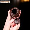 120ml Creative Yixing Purple Clay Teapots Handmade Eggplant Pot Raw Ore Purple Zhu Mud Kettle Zisha Tea Set Drinkware Supplies