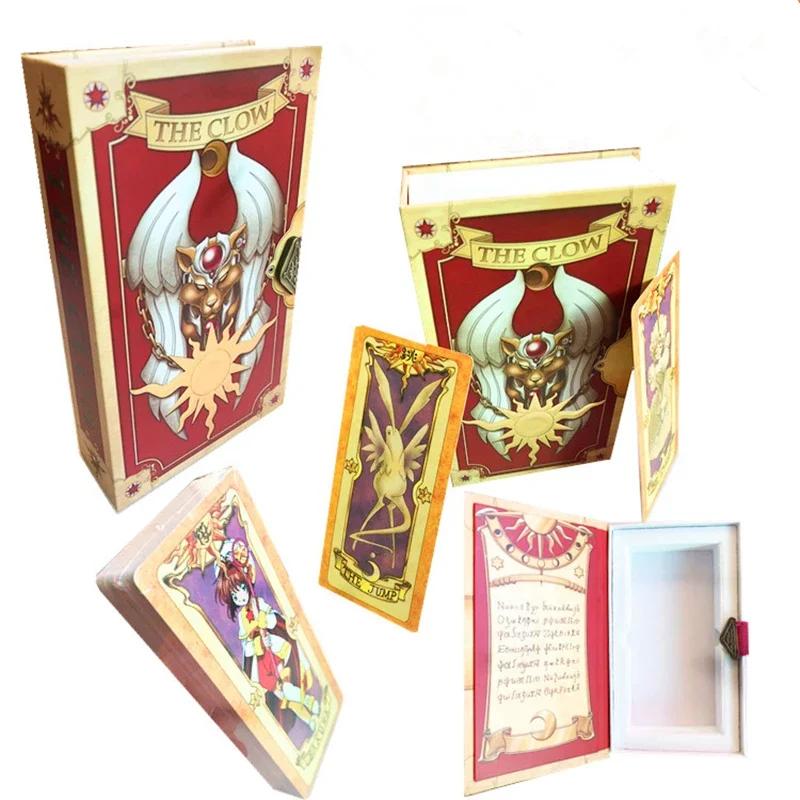 60Pcs/set Anime Captor Kinomoto Sakura Cosplay Tarot Card Board Game Props
