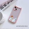 Soft Cat Ear Phone Cases for iPhone 16 15 13 12 11 Pro Max 14 Plus Silicone Anti-Drop Transparent Acrylic Back Cover N69 Anime Haikyuu X Reader Art
