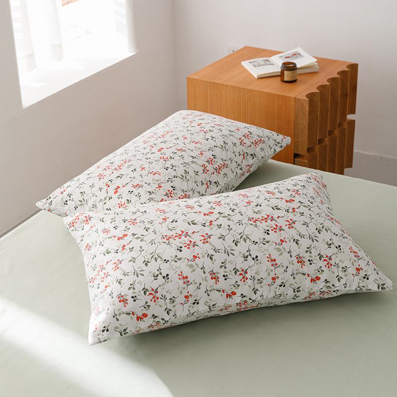 2pcs Pillowcase 100% Cotton Pillow Cover Printed Pillowslip for Home Bed 48x74cm Cushion Cover Soft Pillow Sham Capa De Almofada
