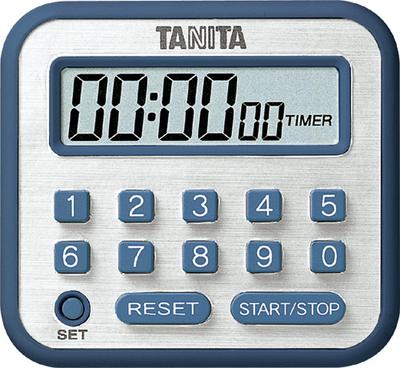 BL Timer mit Magnet 100 Ideal für Forschung und Experimente TD-375 Tastenfeld, Stunden, Blau,