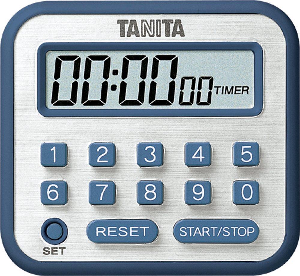 

Tanita BL Timer with Magnetic 100 Ideal for Research and Experiments TD-375 Keypad, Hours, Blue, синій