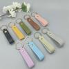 PU Leather Keychain Pendant: Bag Accessory, Car Key Lanyard, Business Gift Ornament Ring