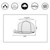 Fashion Hip Hop Unisex Mountain Embroidery Hip-hop Net Hats Spring Summer Outdoor Adjustable Casual BaseballCaps Sunscreen Hat