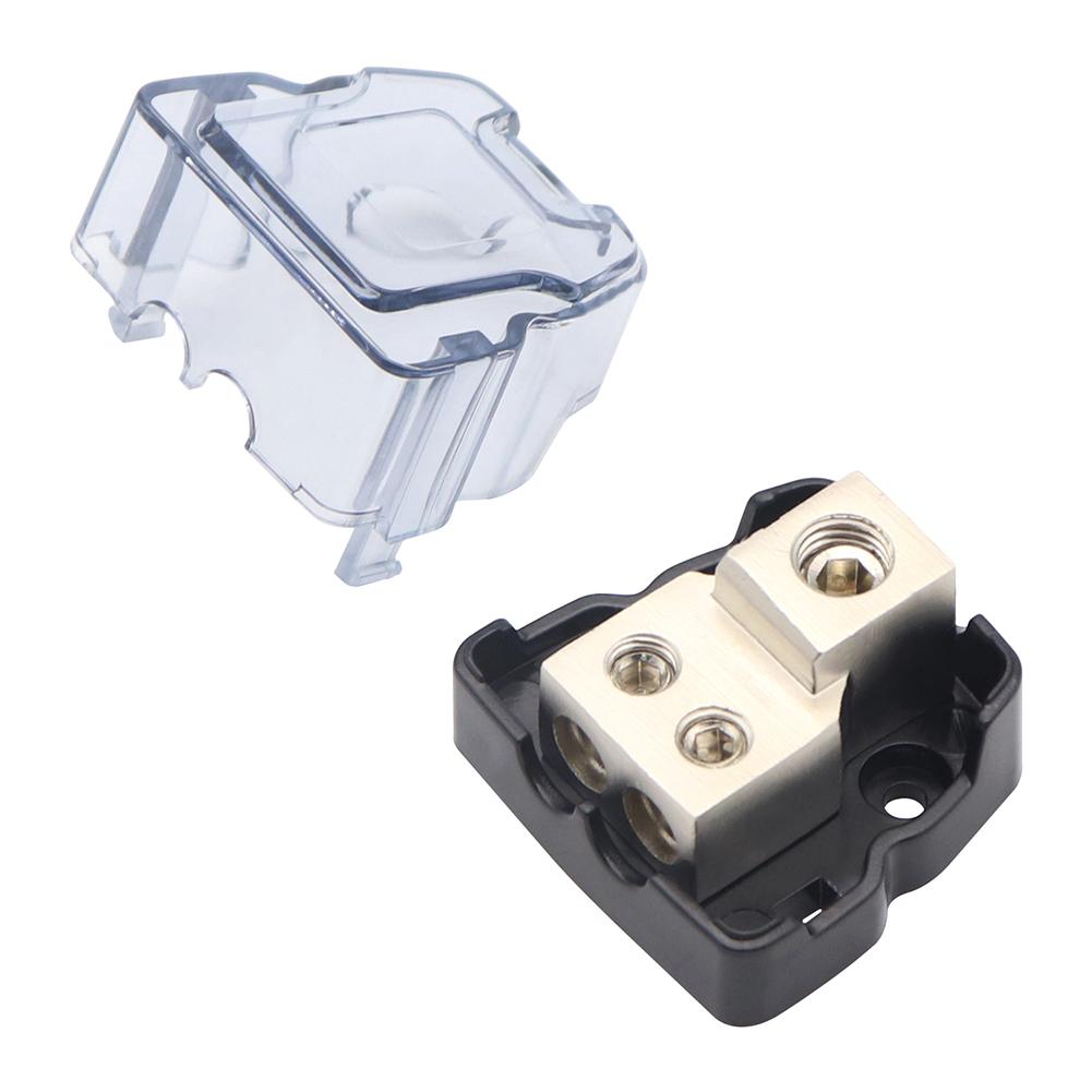 Car Audio Power Distribution Block 4/8AWG Out Distribution Block Junction Box Car Stereo Audio Power Ground Distribution Block