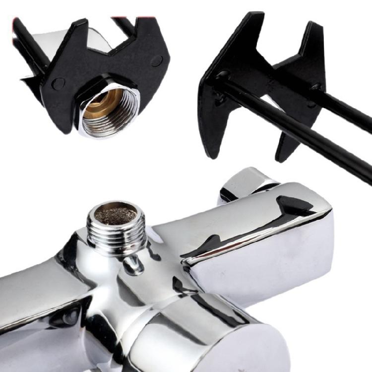 Small 200mm Sink Installer Tool with Multiple Angles Head Strong 2pc Plumbing Tool Fit Most Standard Pipe Connection