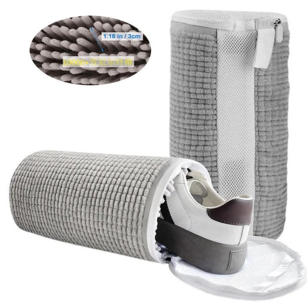 2 kusy Sáček na prádlo na boty do pračky a sušičky, Síťka na praní obuvi, Sáček na čištění obuvi do pračky, Opakovaně použitelný sáček na praní obuvi