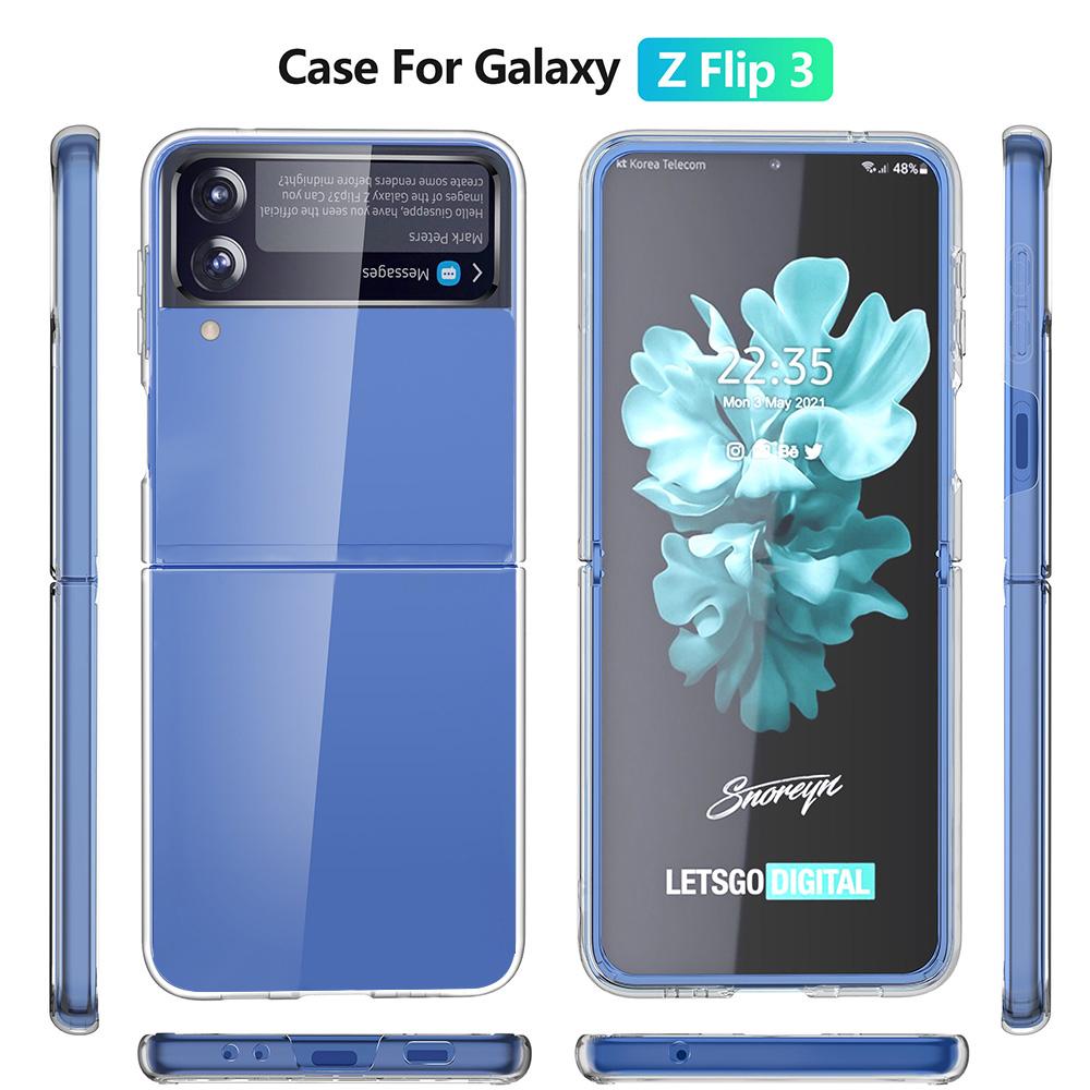 Klar Schlank Weiche Telefon Fall Für Samsung Z Flip 3 4 Silikon Abdeckung Für Samsung Galaxy Z Flip 3 Fundas transparent Fall Für Z Flip3