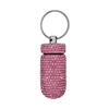 Bling Pill Container Portable Pill Bottle Case Waterproof Travel Medicine Box Crystal Mini Pill Holder Storage With Keychain