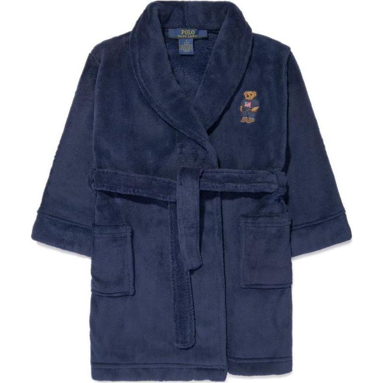 

Халат Polo Ralph Lauren Polo Bear с вышивкой Детский халат Синий 9P0042BCV XL