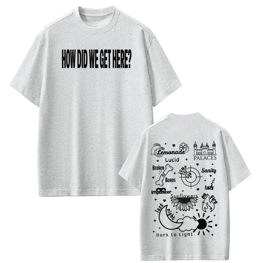 Singer Louis Tomlinson How Did I Get Here Tour 2026 Print Unisex Comfortable and loose Unisexs and Womens Tshirts