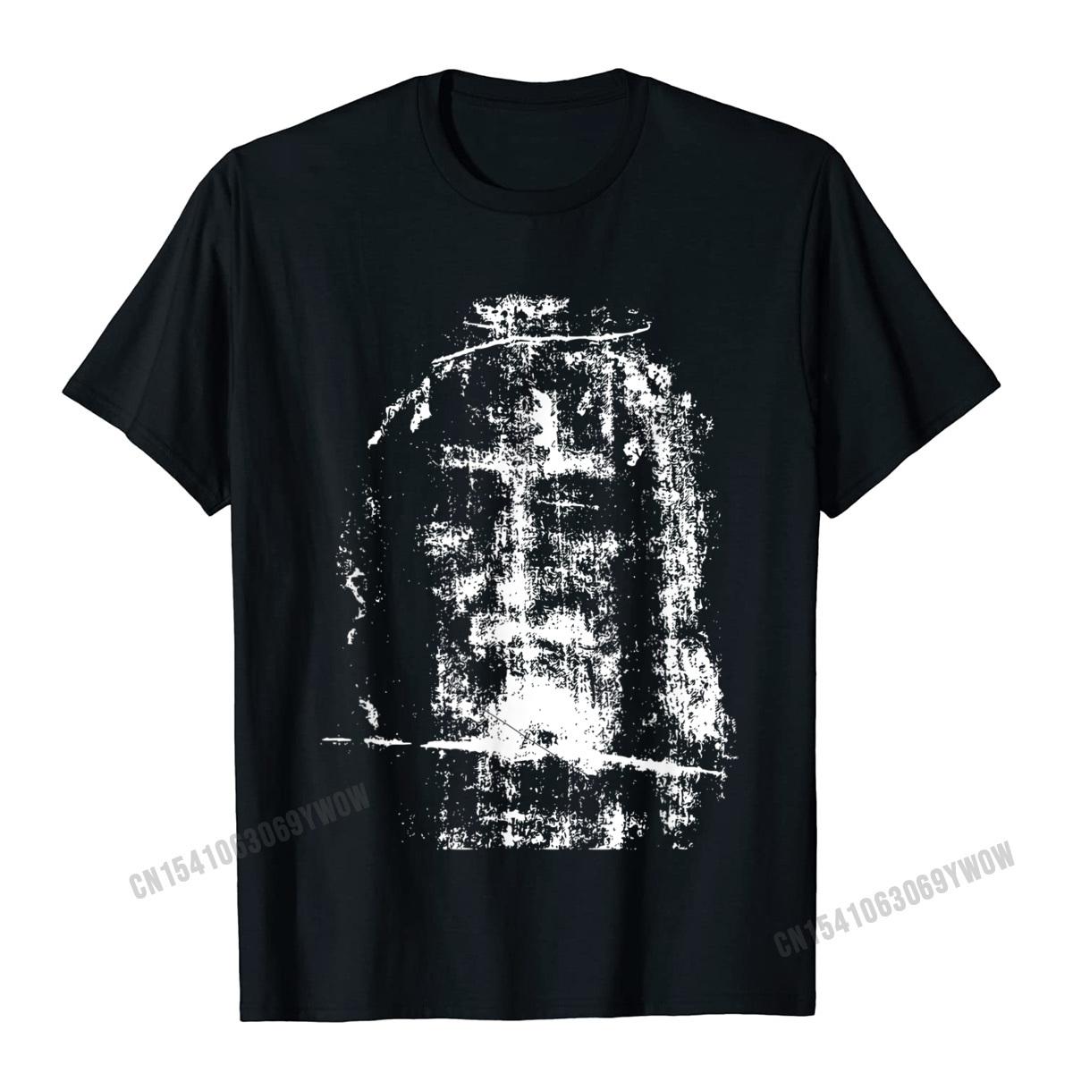 

Shroud Of Turin Jesus Christ Face T-Shirt Camisas Men Casual T Shirts Tees For Men Funny Cotton Custom Tshirts - Men s Summer... 5XL різнокольоровий