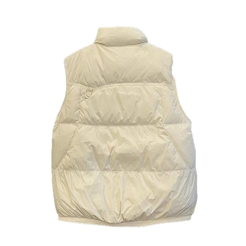 Large size women's clothing European station autumn and winter down cotton clothes vest meat covering thickened warm sleeveless vest jacket