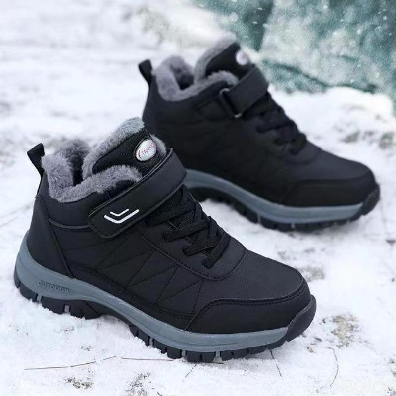 Soft Sole Anti Slip Warm Winter Snow Boots Cold Resistant Wear-resistant Simple Comfortable Casual Men's Short Boots