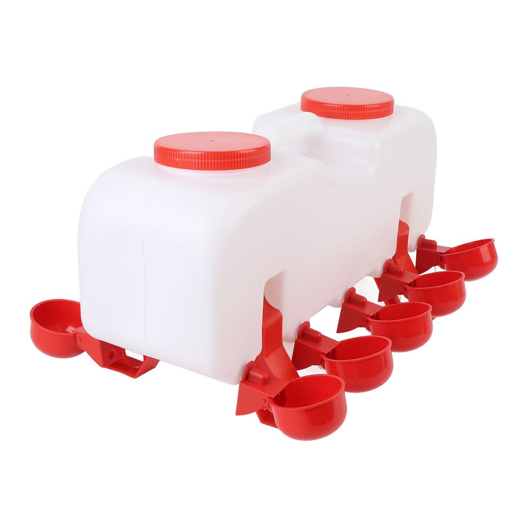 Automatic Chicken Waterer High Capacity Sturdy ABS Waterer Poultry Duck Water Feeder Drinking