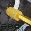 Diamond Grinding Head 6mm Universal Shank Brazing File For Cast Iron Stainless Steel Ceramics Stone Grinding Polishing Engraving