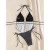 Sexy Bikini Polka Dot Swimsuit Women Split Bathing Suit Lace Up Two Piece Bikinis Sets Beach Swimwear