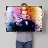 Leonardo DiCaprio Printing Poster Customized Retro Wall Art Vintage Metal Signs for Room Mancave Decoration Gaming House Home