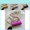 Fashionable Minimalist Shoulder Crossbody Bag For Fall Stylish Women In Black Gold Silver Hot Pink Green