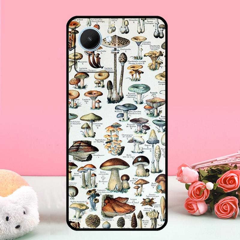 Mushroom Forest For Realme C55 C53 C35 C33 C30 C25s C21Y C11 C15 GT Neo5 GT3 GT5 9 10 11 12 Pro Plus Case