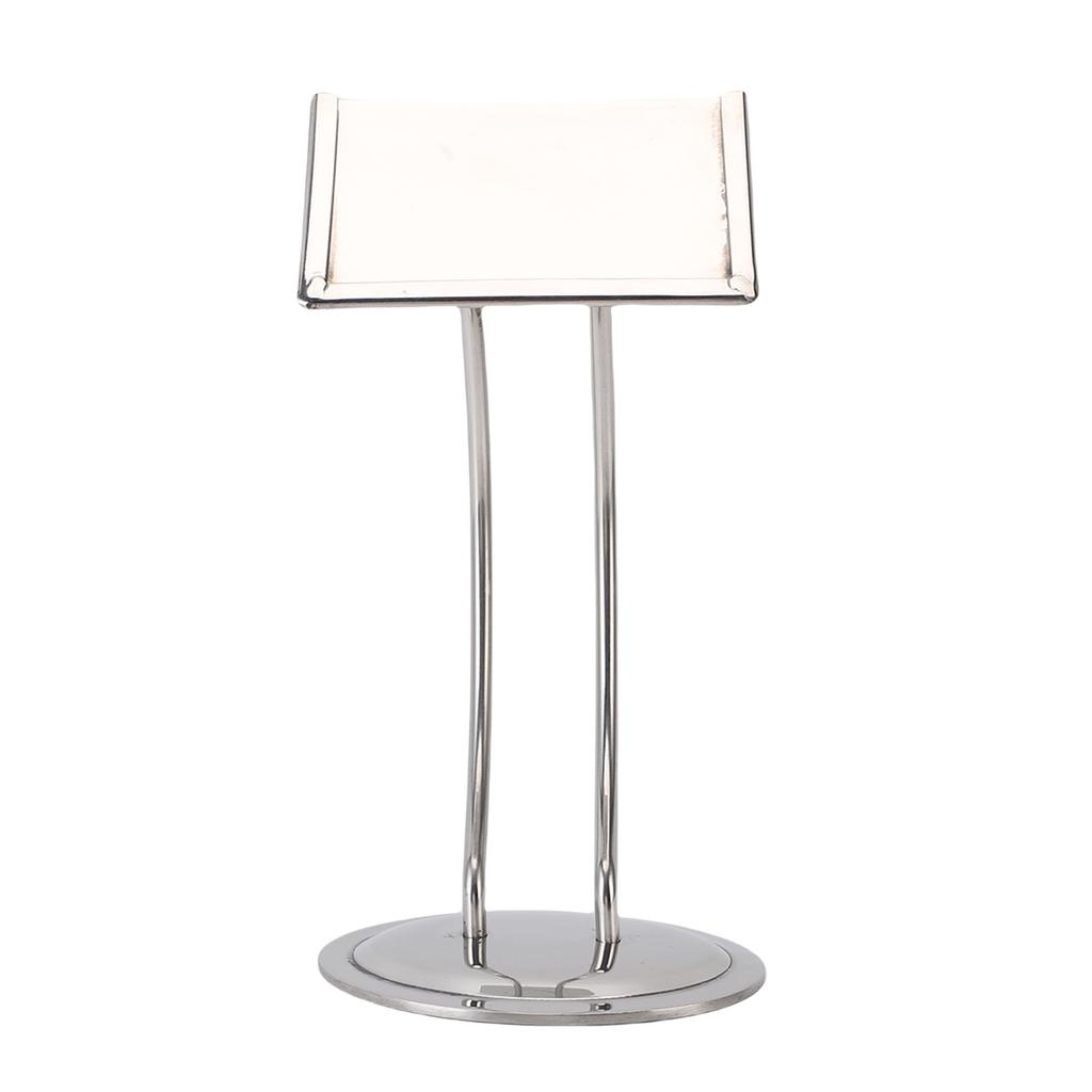 Metal Table Sign Holder Stainless Steel Table Number Holder Card Picture Memo Note Stand for Table Centerpieces Buffet