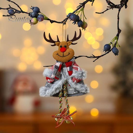 Christmas Pendant Fine Workmanship Christmas Tree Hanging Doll Ornament for Party Festive Home Decoration