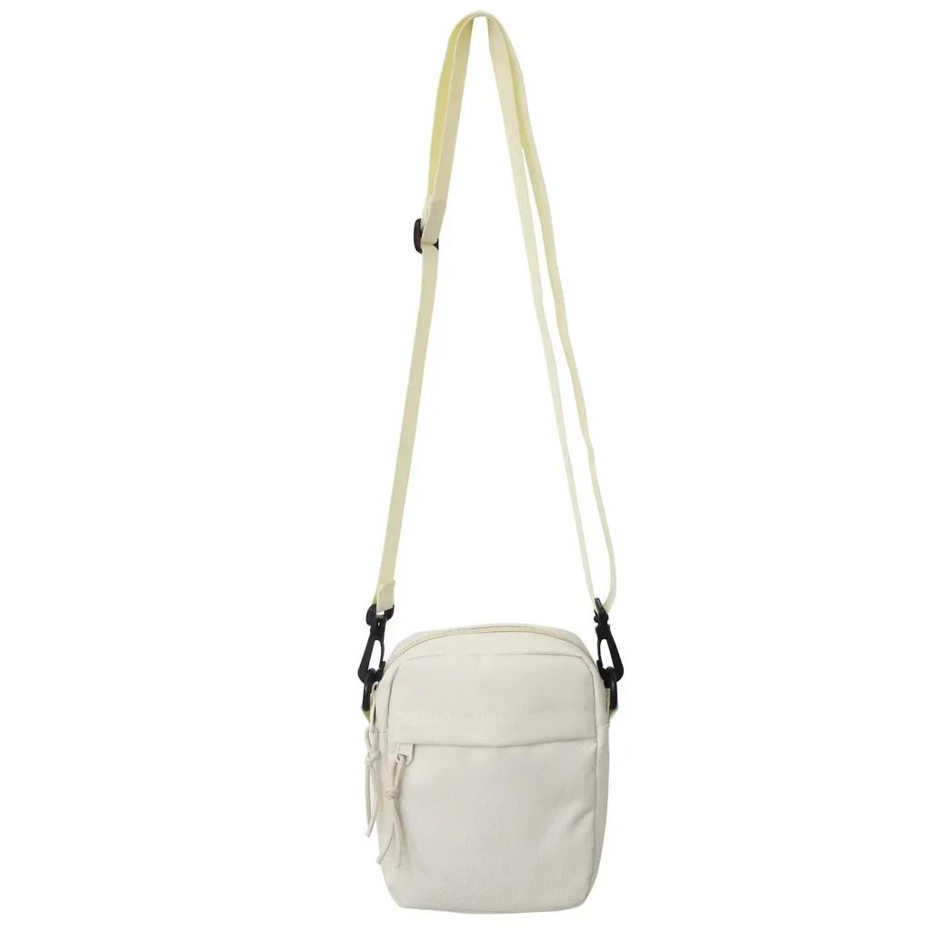 Canvas Women's Crossbody Bag Trend Oxford Shoulder Handbag Korean Solid Color Student Phone Bag Simple Shopper Bags Purse
