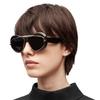 NEW Punk Oval Sunglasses 2000S Y2K Hip Hop Luxury Brand UV400 Unisex Shades for Women Men