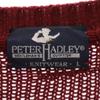Προϊόντα ομορφιάς PETER HADLEY 90s Κατασκευασμένο στην Ιταλία Παλτό Μακρυμάνικο V-neck πλεκτό Ανδρικό Μεταχειρισμένο