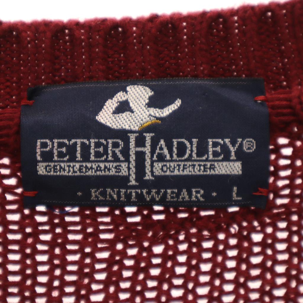 Προϊόντα ομορφιάς PETER HADLEY 90s Κατασκευασμένο στην Ιταλία Παλτό Μακρυμάνικο V-neck πλεκτό Ανδρικό Μεταχειρισμένο