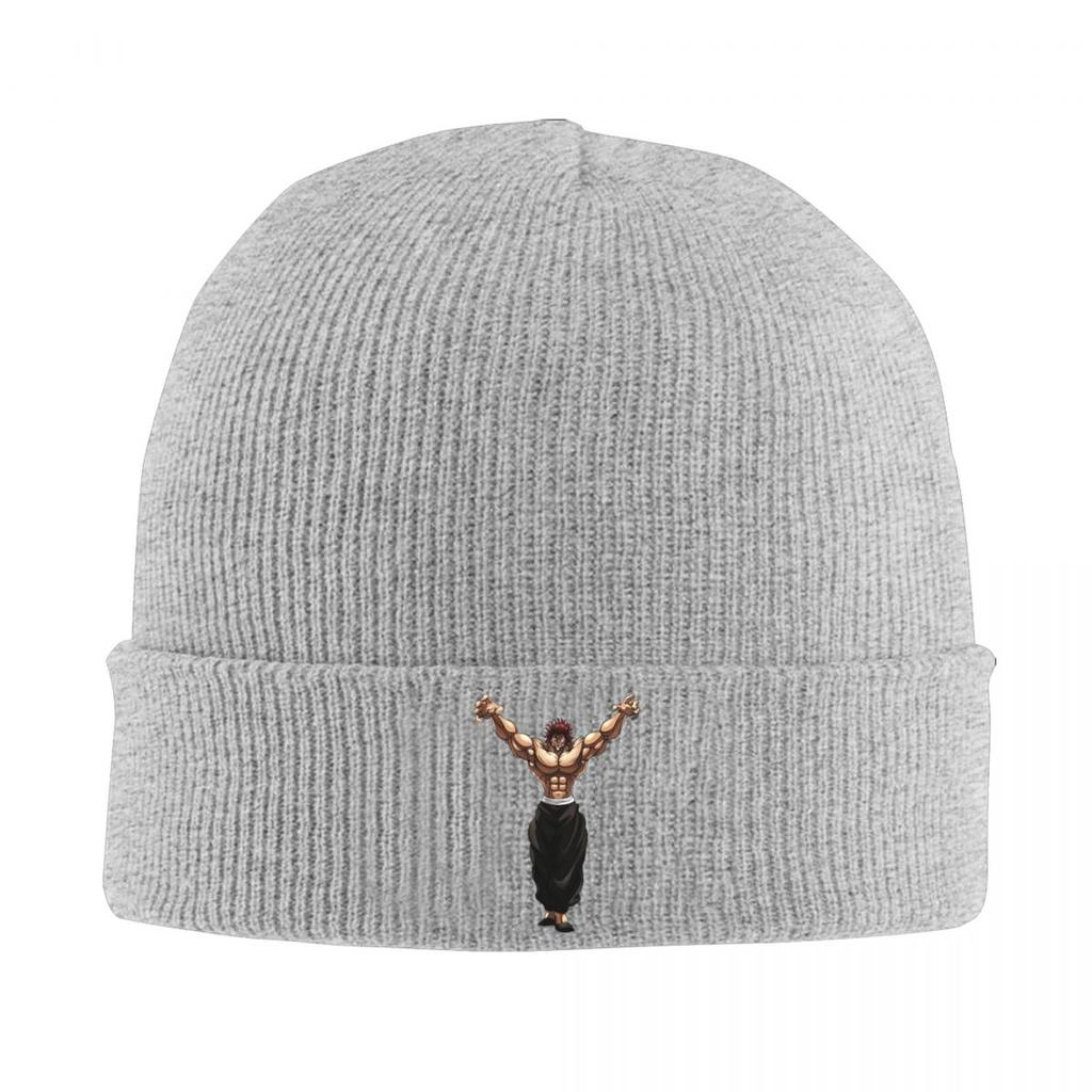 Yujiro Baki Hanma Grappler Fight Warm Knitted Cap Fashion Bonnet Hat Autumn Winter Outdoor Beanies Hats for Unisex Adult