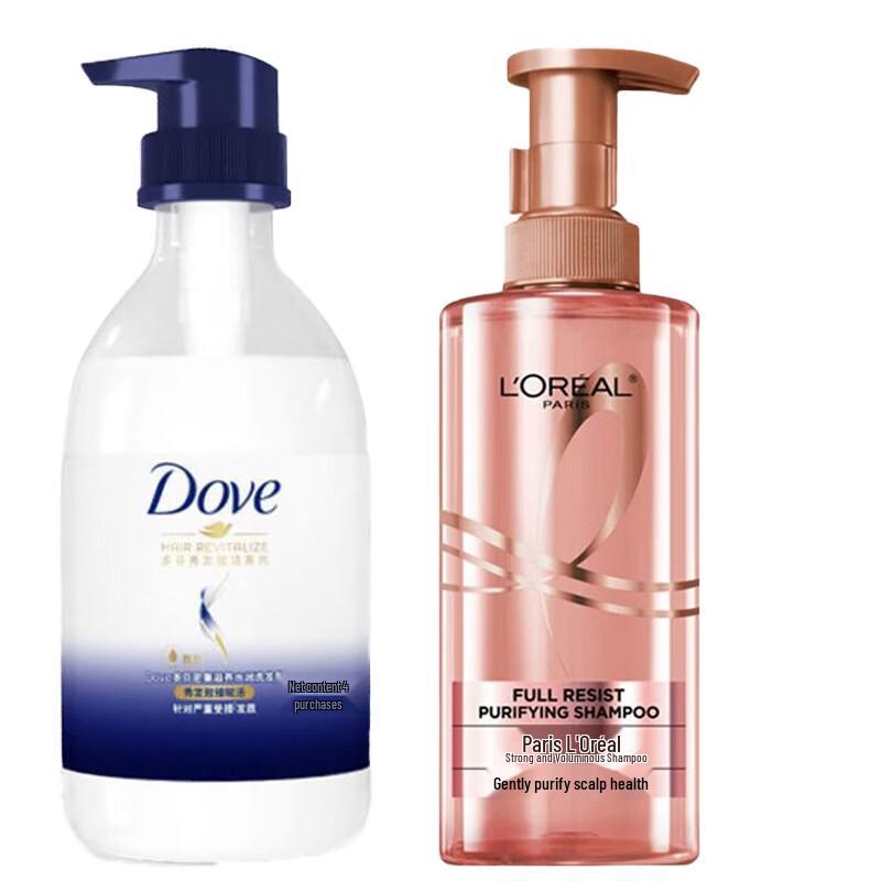 Набор: Молочко для душа Dove и Шампунь L Oréal Elvive