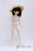 [Petite Marie] 13 MDD (S-L bust) compatible, soft touch, heart pattern bikini swimsuit, heart pink, white background, 40cm doll, BJD doll clothes