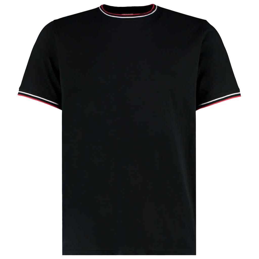 Kustom Kit Mens Fashion Fit Tipped T-Shirt