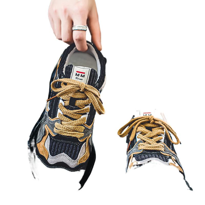 Autumn Forrest Gump's new leisure sports thick soles increase Putian black dad trendy shoes
