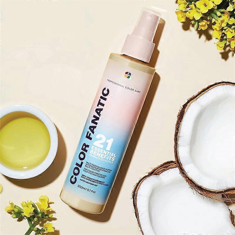 Spray Multi-Uso Leave-In Color Fanatic per Capelli Colorati, Trattamento Leave-In Protezione dal Calore, Senza Solfati & Vegano, 200ML
