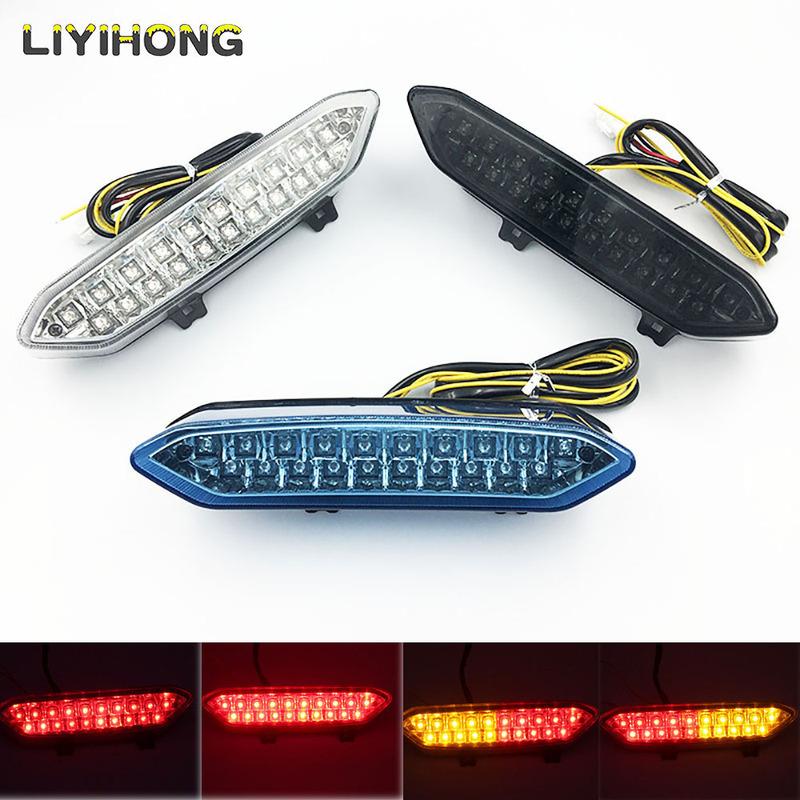 Motorcycle Rear Tail Light Brake Turn Signals Integrated For Yamaha YZF-R1 YZF R1 2002 2003 LED TailLight
