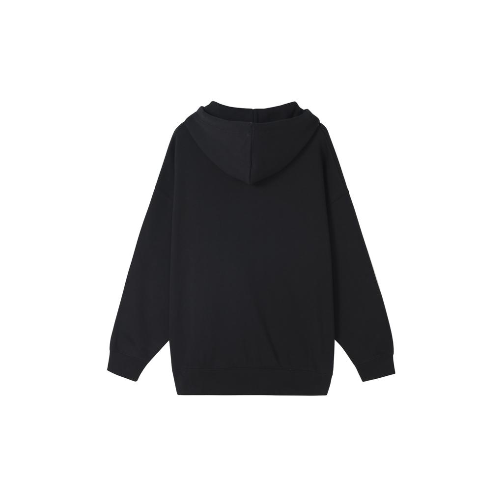 Nike Sportswear Zippers Open Collar Brushed Fleece Lined Hoodie Jacket Women's Black DD5635-010